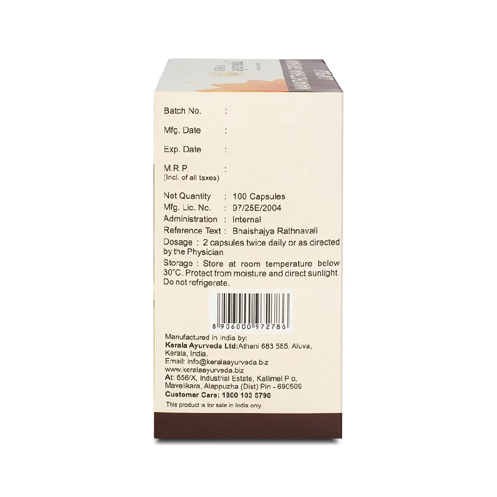 Kerala Ayurveda Mahathikthaka Gritham Capsule, 100 Tablets-3.webp
